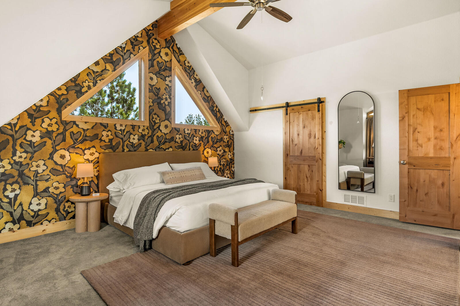 Primary suite barn door